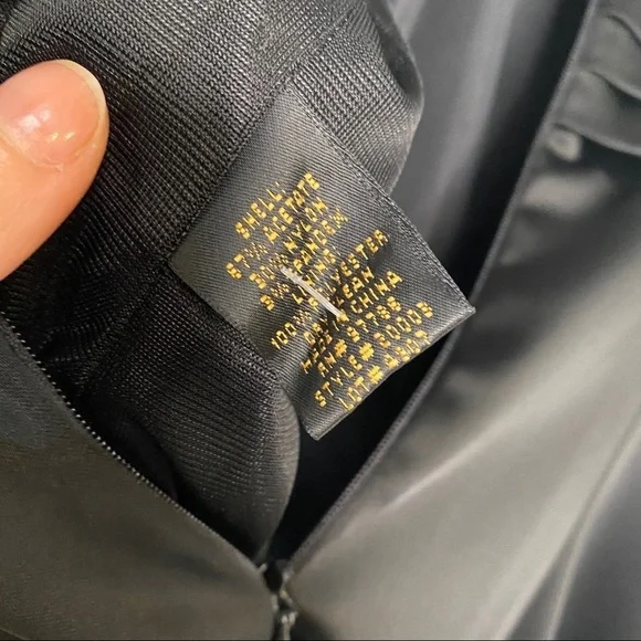 House of Dereon Satin Black & White Bow Dress Size 12 ALTERED - Picture 5 of 6